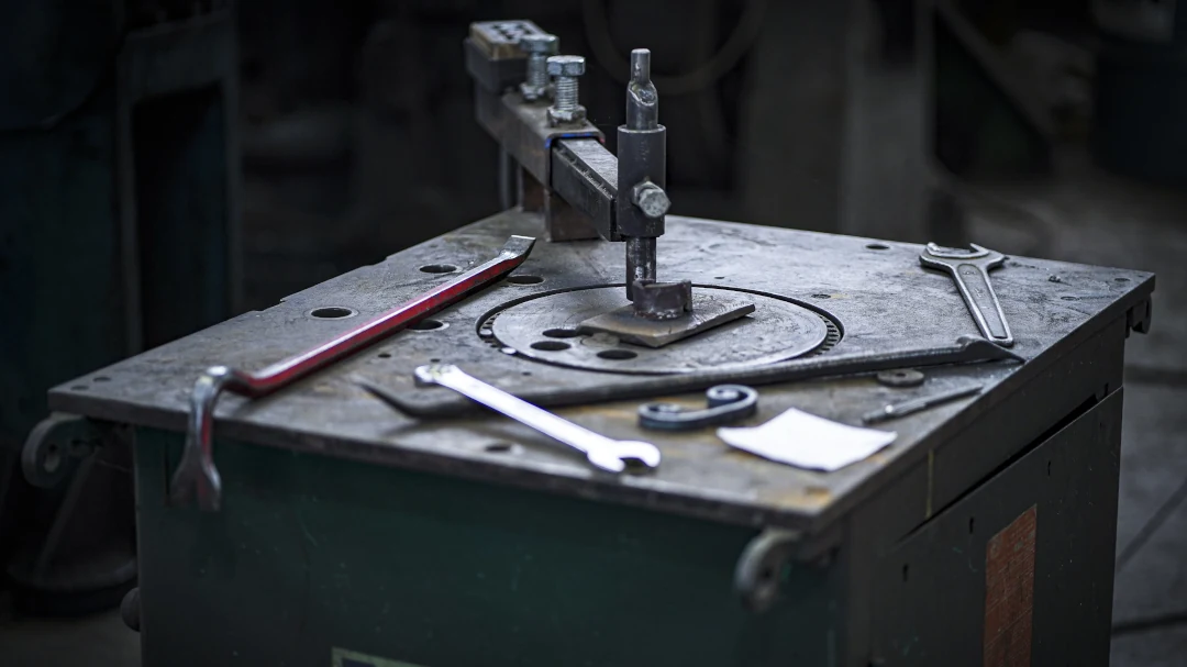 Il banco di lavoro dell'atelier